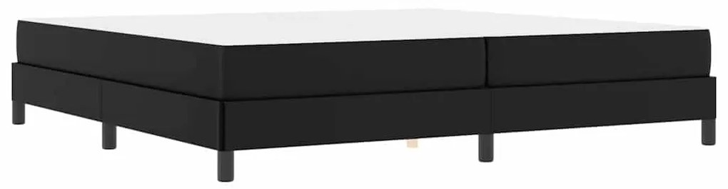 vidaXL Κρεβάτι Άλλο Μαύρο 200 x 200 cm Τεχνητό δέρμα