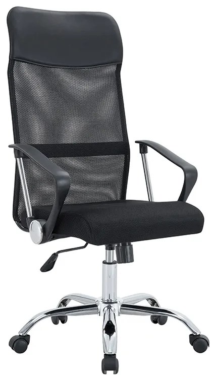 A9943 ΜΑΥΡΟ MESH ΠΟΛΥΘΡΟΝΑ ΓΡΑΦΕΙΟΥ ZITA PLUS 56X59X45-108/55-118εκ.