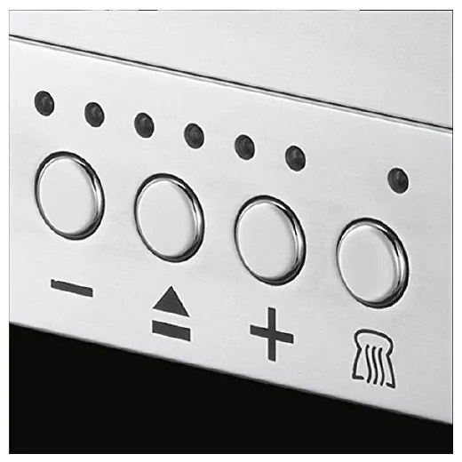 Τοστιέρα Elegance της Russell Hobbs 23380-56, 1420W, 2 φιλέτα, 6 μοίρες, Lift & Look, Inox/μαύρο