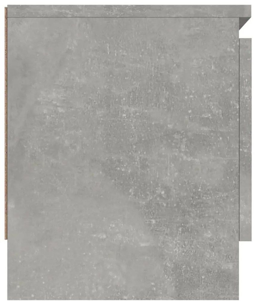 vidaXL Έπιπλο Τηλεόρασης με Πόρτα Γκρι Σκυροδέματος 102 x 30 x 36 εκ.