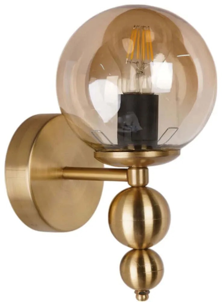 Φωτιστικό Τοίχου - Απλίκα 534LUN6823 15x18x30cm 1xE27 40W Honey-Gold Opviq