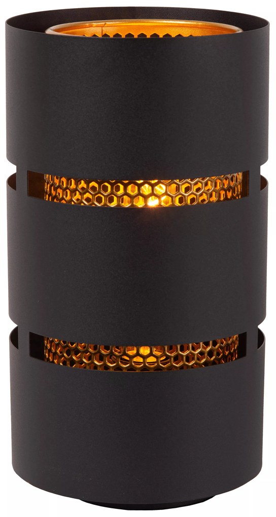 Φωτιστικό Επιτραπέζιο Lucide 21533-01-30 ROSAS Μαύρο Ματ (Black Mat)|Χρυσό Χρώμα (Gold Coloured)