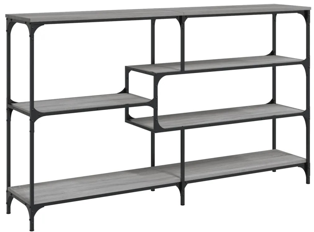 vidaXL Τραπέζι Κονσόλα Γκρι Sonoma 160x32x95 εκ. Επεξεργασμένο Ξύλο
