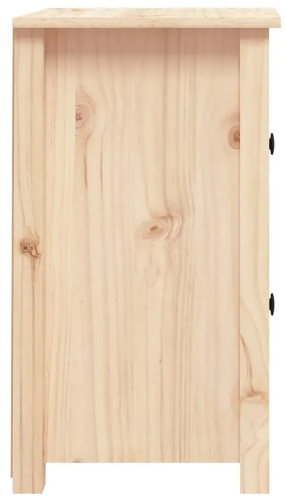 vidaXL Κομοδίνα 2 τεμ. 40 x 35 x 61,5 εκ. από Μασίφ Ξύλο Πεύκου