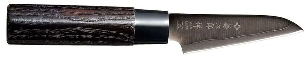 Μαχαίρι Ξεφλουδίσματος Black Zen FD-1561 9cm Black Tojiro Steel,Wood