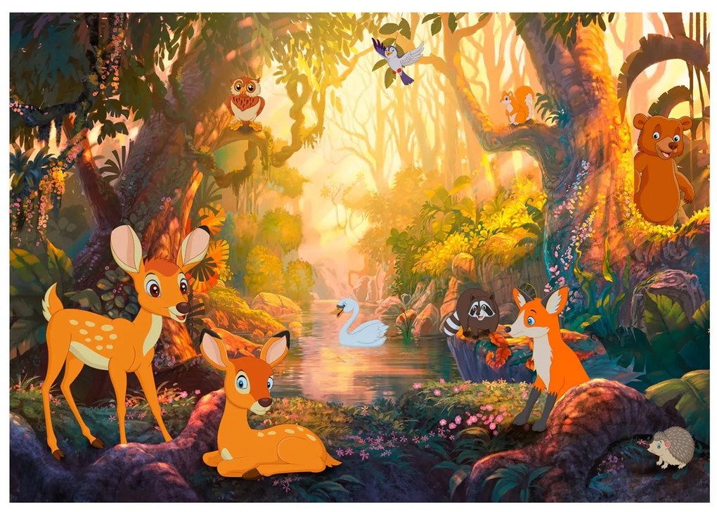 Φωτοταπετσαρία - Animals in the Forest 200x140