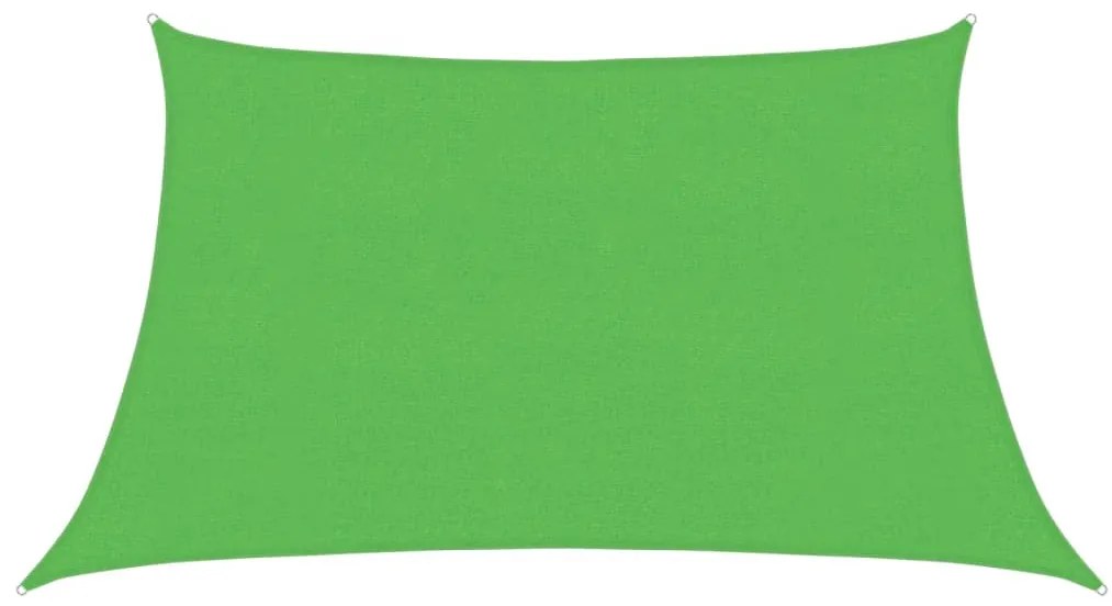 vidaXL Πανί Σκίασης Ανοιχτό Πράσινο 3/4 x 2 μ. από HDPE 160 γρ./μ²