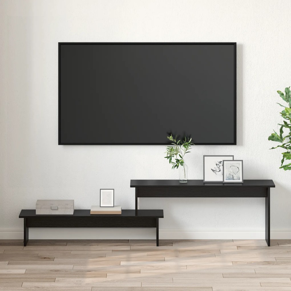 vidaXL Ντουλάπι TV Μαύρη δρυς 180 x 30 x 43 εκ. Επεξεργασμένο ξύλο