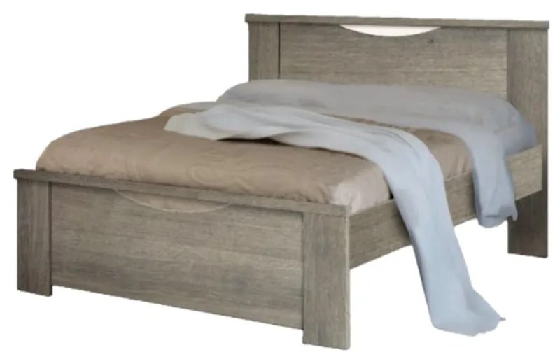 SARFURNITURE Κρεβάτι παιδικό  Χαμόγελο  σταχτί (Διαστάσεις στρώματος: 90x190) SAR-111504