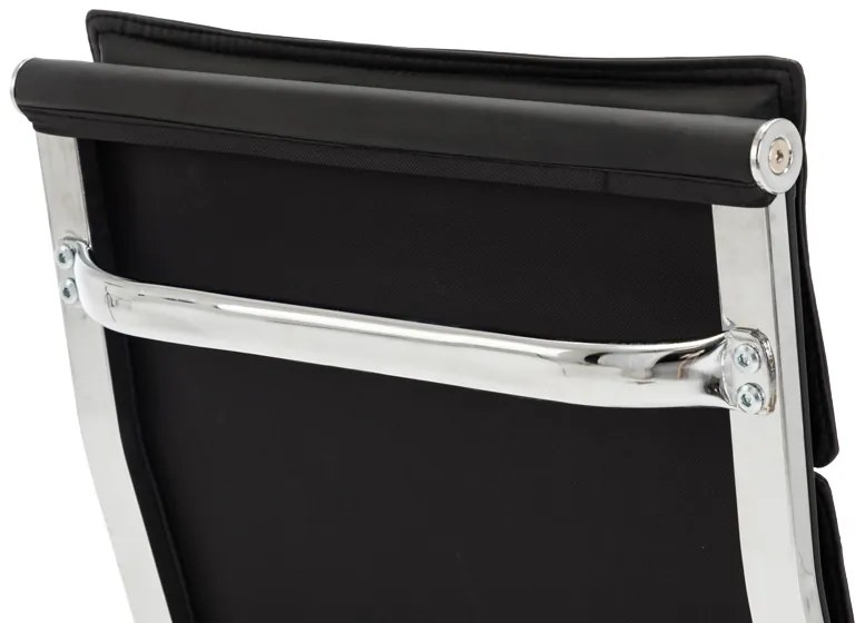 Καρέκλα γραφείου διευθυντη Mavel pakoworld PU μαύρo 55x62x100-110εκ