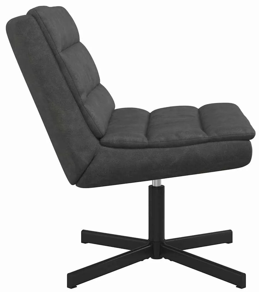 vidaXL Περιστρεφόμενη καρέκλα Μαύρο 63 x 75 x 76 εκ Τεχνητό δέρμα
