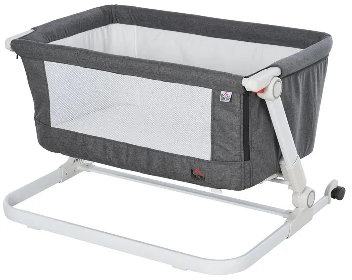 Πτυσσόμενο Λίκνο Μωρού 94 x 64 x 72-80 cm HOMCOM 431-045 431-045
