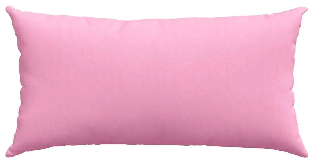 vidaXL Μαξιλάρι Καναπέ 2 pcs Ροζ 80 x 40 cm ύφασμα