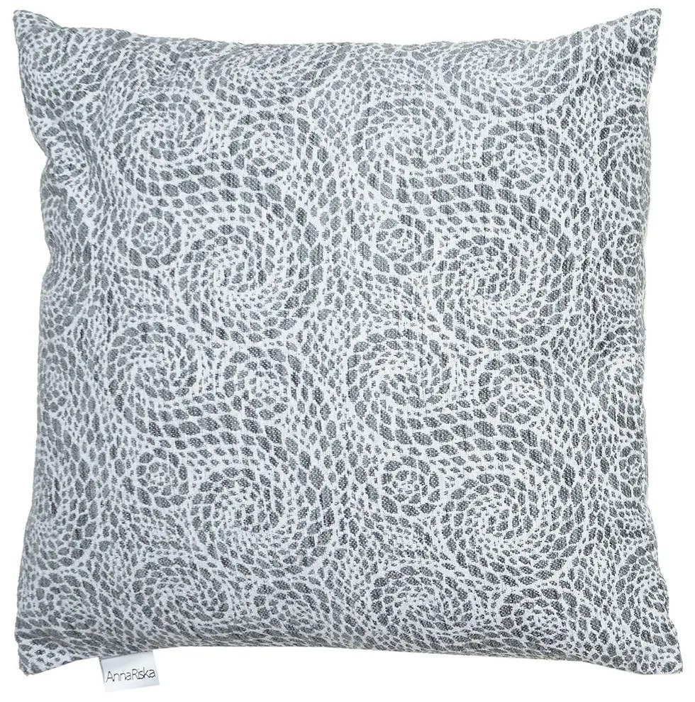 Μαξιλάρι Διακοσμητικό 1443 (Με Γέμιση) Grey Anna Riska 55X55 Chenille