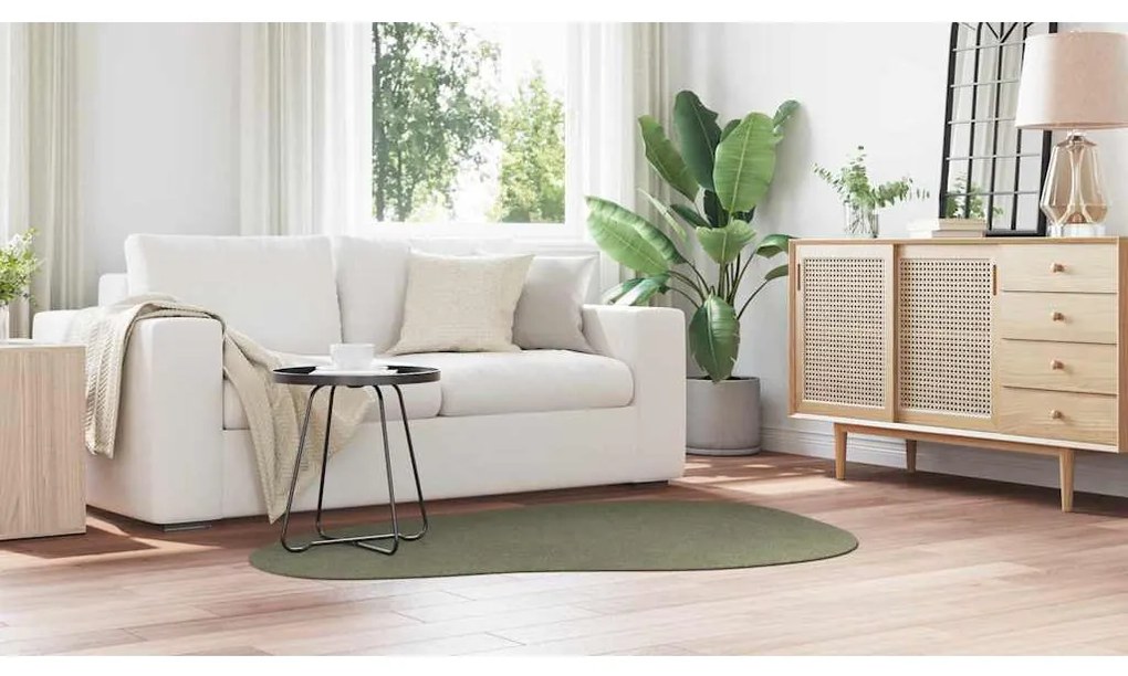 vidaXL Χαλί Δασικό Πράσινο 120 x 170 cm Πολυεστέρας