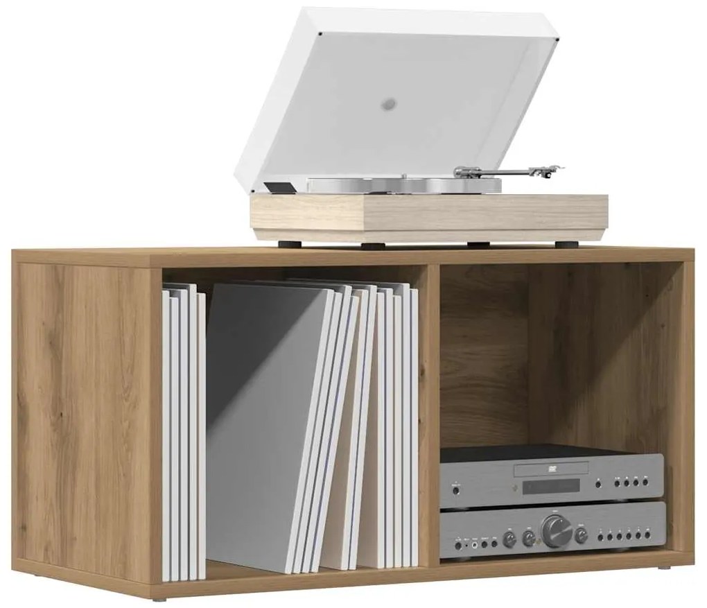 vidaXL LP Κουτί Αποθήκευσης Αρτισιανή Δρυς 69,5x34x36 εκ. Επεξ.Ξύλο