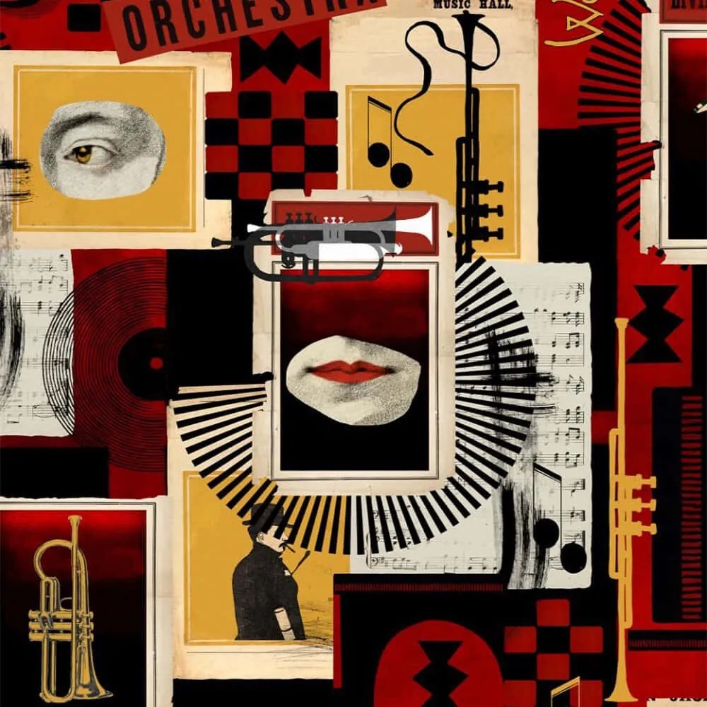 Ταπετσαρία Composer Machine WP20871 Multi-Red MindTheGap