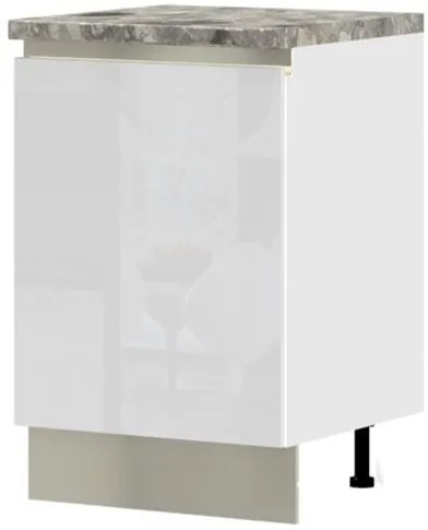 Επιδαπέδιο ντουλάπι Trinity R60-1K-Leuko Gualistero - 60.00Χ58.00Χ90.50cm