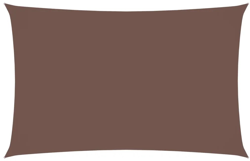 vidaXL Πανί Σκίασης Ορθογώνιο Καφέ 2 x 4,5 μ. από Ύφασμα Oxford