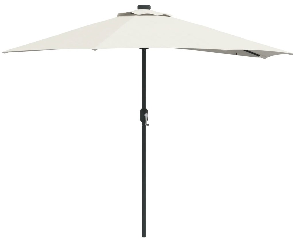 vidaXL Ημιόνι Παράσολα Κήπου 294 cm