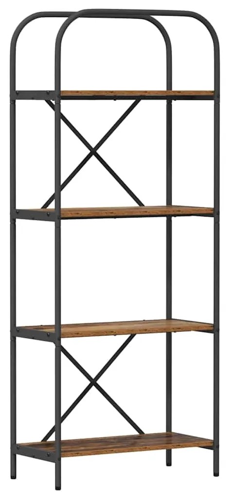 vidaXL Ράφι Βιβλίων Παλιό ξύλο 60 x 30 x 146 εκ Επεξεργασμένο ξύλο