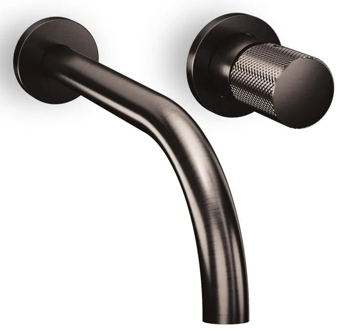 Μπαταρία νιπτήρα εντοιχισμού Eletta Tecno-Μauro-brushed