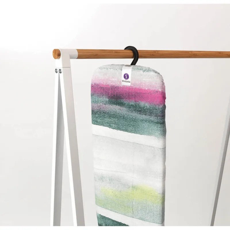 Τραπέζι σιδερώματος Brabantia S 1000819, 95x30 cm, Compact, γάντζος για κρέμασμα, Πολύχρωμο
