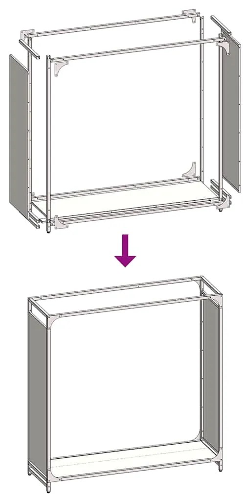 ΡΑΦΙ ΓΙΑ ΚΑΥΣΟΞΥΛΑ ΛΕΥΚΟ 90X28X90 CM ΑΤΣΑΛΙ ΨΥΧΡΗΣ ΕΛΑΣΗΣ 864216