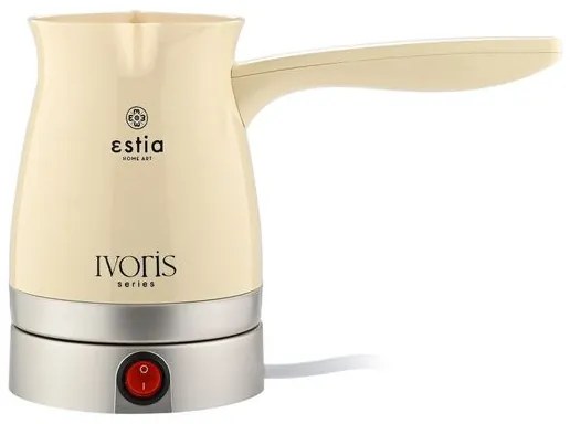 Estia Ηλεκτρικό Μπρίκι Ivoris 800w Με Αποσπώμενη Βάση 360° Ιβουάρ 06-19204