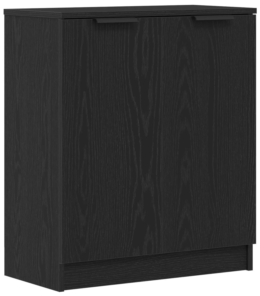 vidaXL Πλευρικό γραφείο Μαύρο Δρυς 60x30x70 εκ Επεξεργασμένο ξύλο
