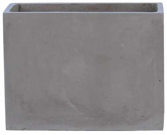 FLOWER POT-2 Cement Grey 60x30x45cm  60x30x45cm [-Γκρι-] [-Artificial Cement (Recyclable)-] Ε6301,B
