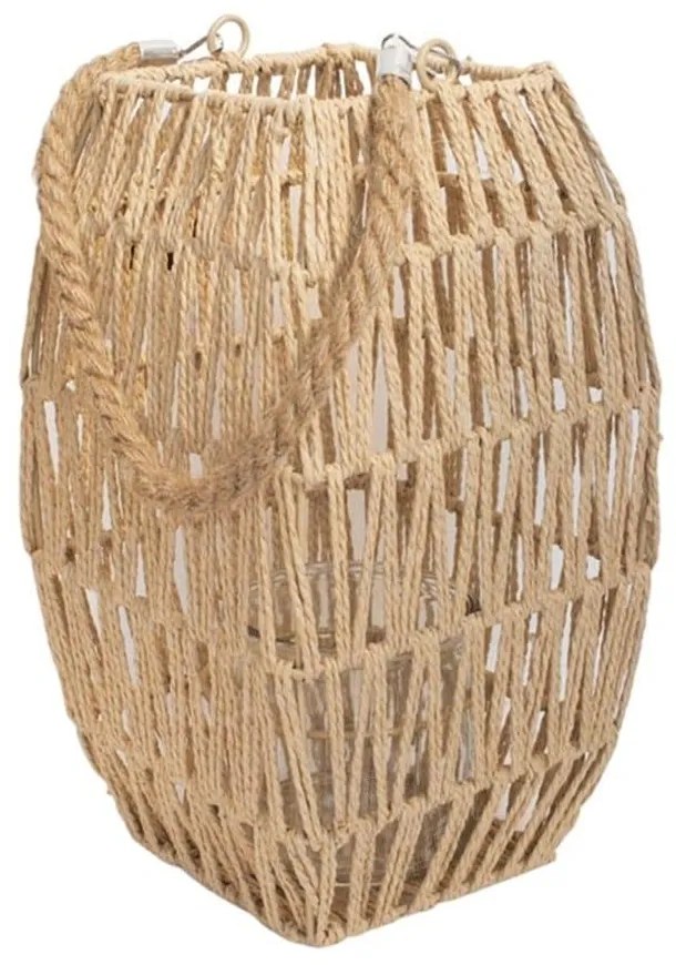 Φανάρι 00.06.61350 18x18x36,5cm Natural Rattan