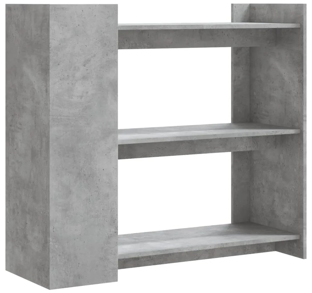 vidaXL Τραπεζάκι Κονσόλα Γκρι Σκυρ. 100x35x90 εκ. από Επεξ. Ξύλο