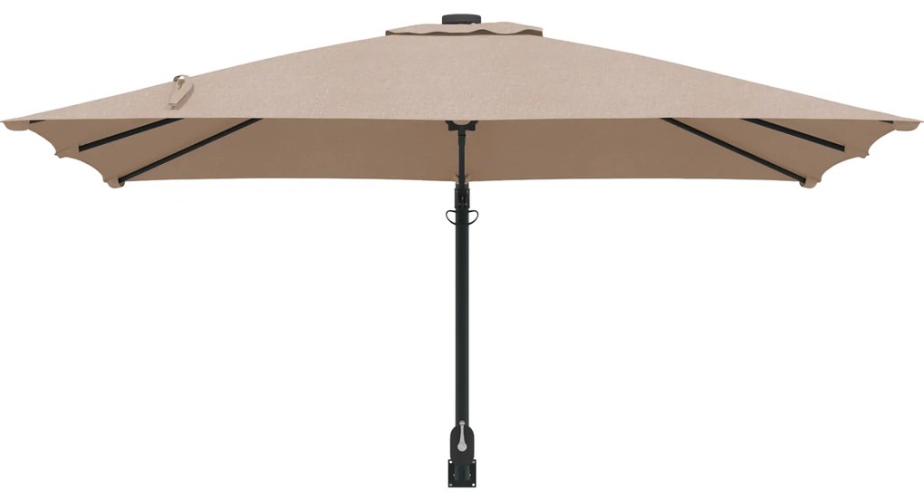 vidaXL Ομπρέλα Τοίχου Κήπου Ταπέ 247 cm