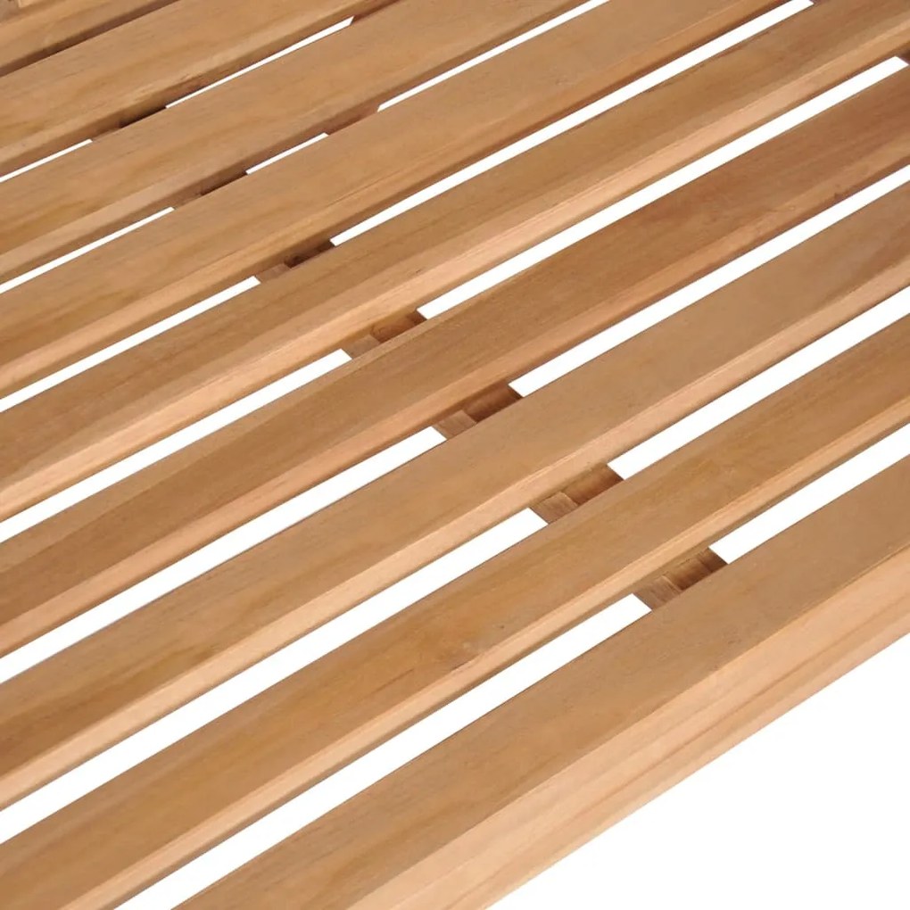 vidaXL Παγκάκι Κούνια Καφέ 120 x 60 x 57,5 εκ. από Μασίφ Ξύλο Teak