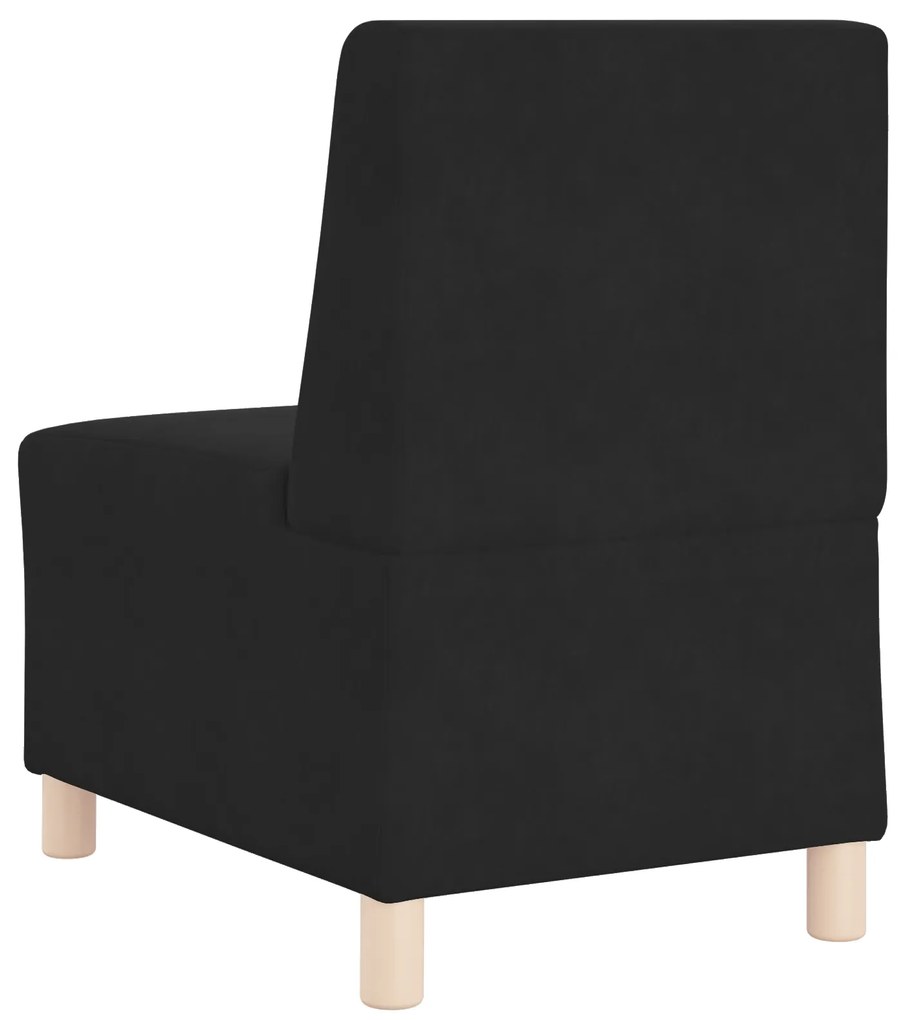 vidaXL Καθίσμα Σαλονιού Μαύρο 55 x 74 x 82 εκ. Βελούδο