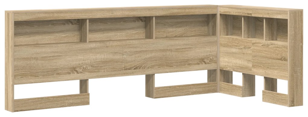vidaXL Κεφαλάρι Αποθήκης με ράφι Sonoma Δρυς 90 cm Επεξεργασμένο ξύλο