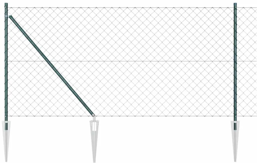 vidaXL Στύλος Περιφράξεων Πράσινο 10 x 1 μ (60 x 60 χλμ πλέγμα)