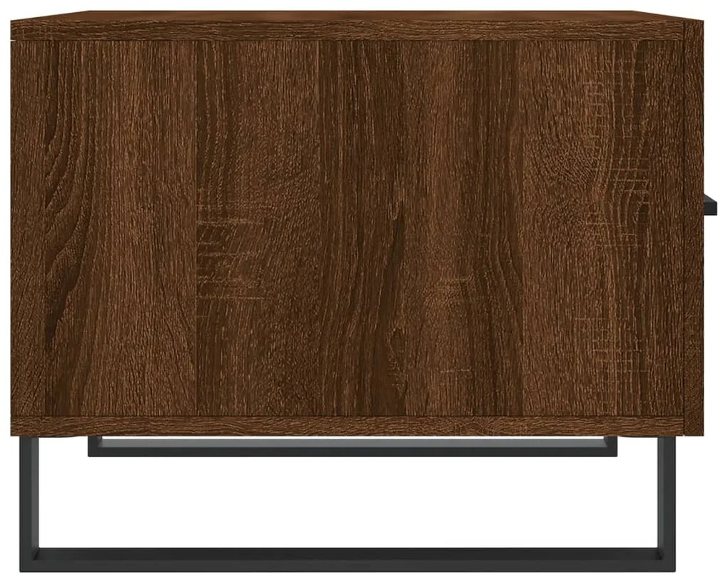 vidaXL Τραπεζάκι Σαλονιού Καφέ Δρυς 50x50x40 εκ. Επεξεργασμένο Ξύλο