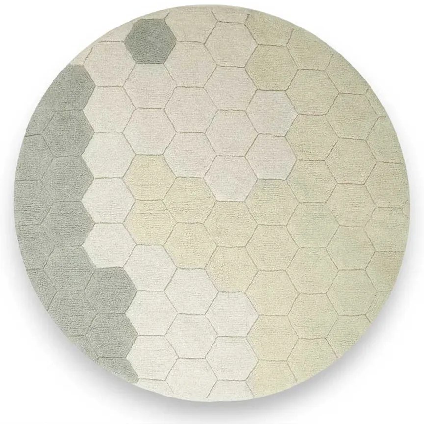 Στρογγυλό Χαλί All Season (Φ140) Lorena Canals Honeycomb Blue Sage