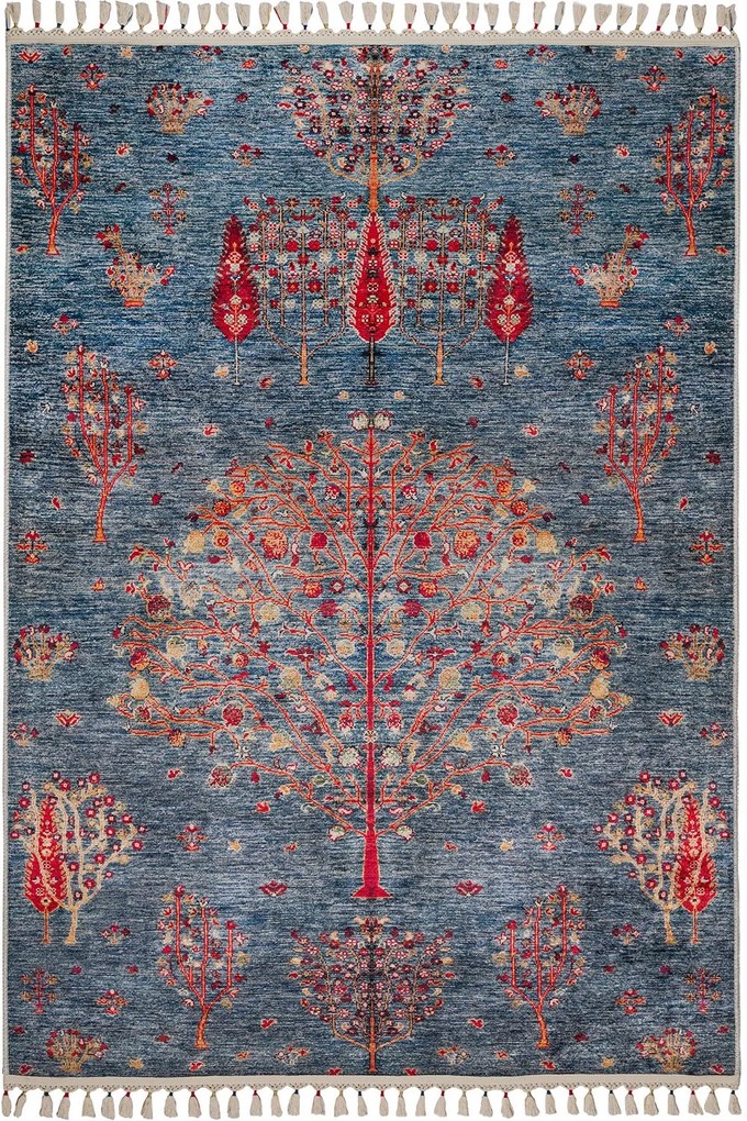 Χαλί Nomadian 5203 MLS Blue-Red Βιοκαρπέτ 80X150cm