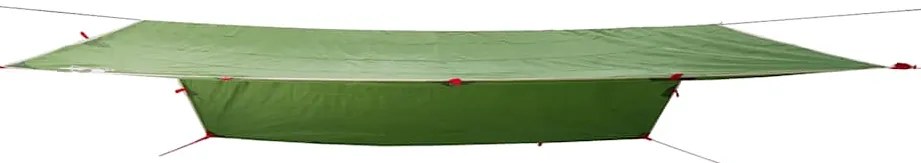 vidaXL Μουσαμάς Κάμπινγκ Αδιάβροχος Πράσινος 400x294 εκ.