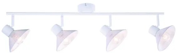 Πλαφονιέρα 4ΦΩΤΟ Φωτιστικό Οροφής 75X13X19CM PALOMA Aca-TNK2834SW-Λευκό TNK2834SW