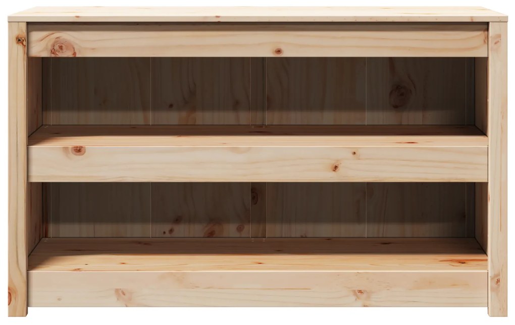 vidaXL Ντουλάπα Κουζίνας Καφέ 106 x 55 x 64 cm Μασίφ ξύλο πεύκου