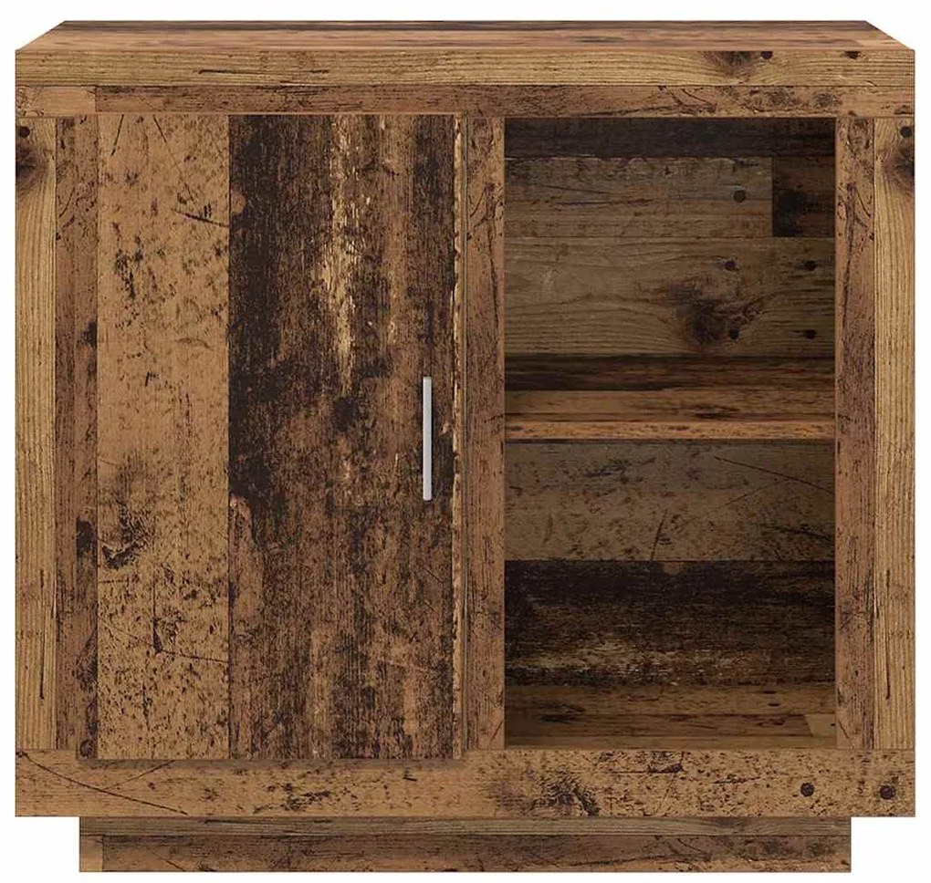 vidaXL Πλαϊνό γραφείο Παλιό ξύλο 80 x 40 x 75 εκ. Επεξεργασμένο ξύλο