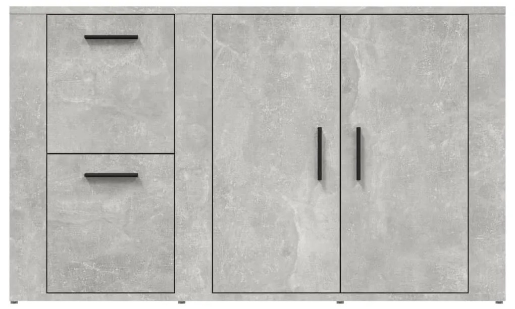 vidaXL Ντουλάπι Γκρι Σκυροδέματος 100x33x59,5 εκ. Επεξεργασμένο Ξύλο