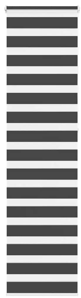 Ζέβρα τυφλή Μαύρο Πλάτος υφάσματος 45,9 εκ. Πολυεστέρας