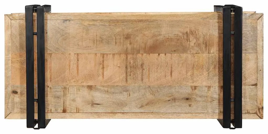 Ράφι τοίχου 70x33x35 cm Στερεό ακατέργαστο ξύλο Mango - Καφέ
