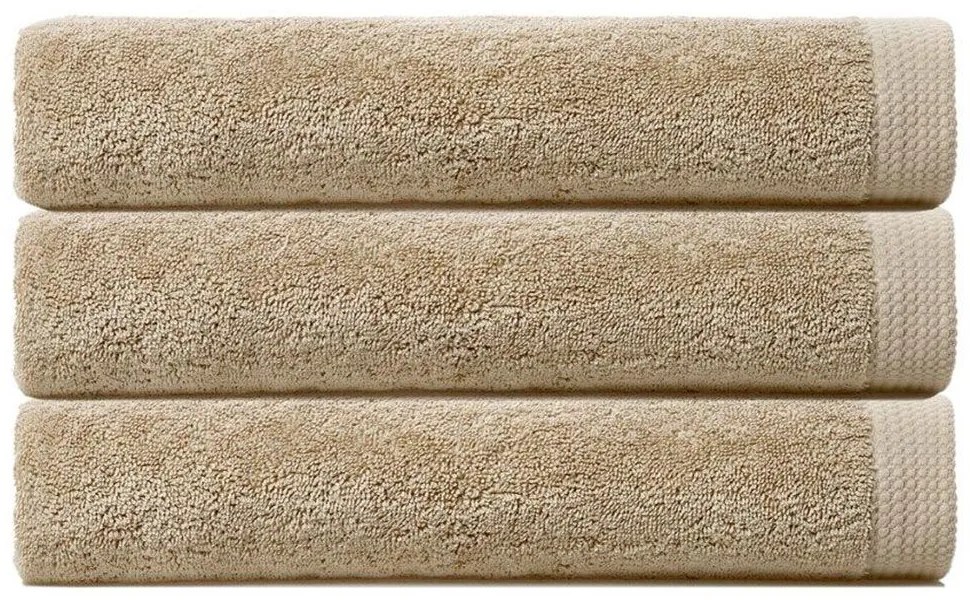 Πετσέτα 02.101.10 Beige Cryspo Trio Σετ Πετσέτες 100% Cotton