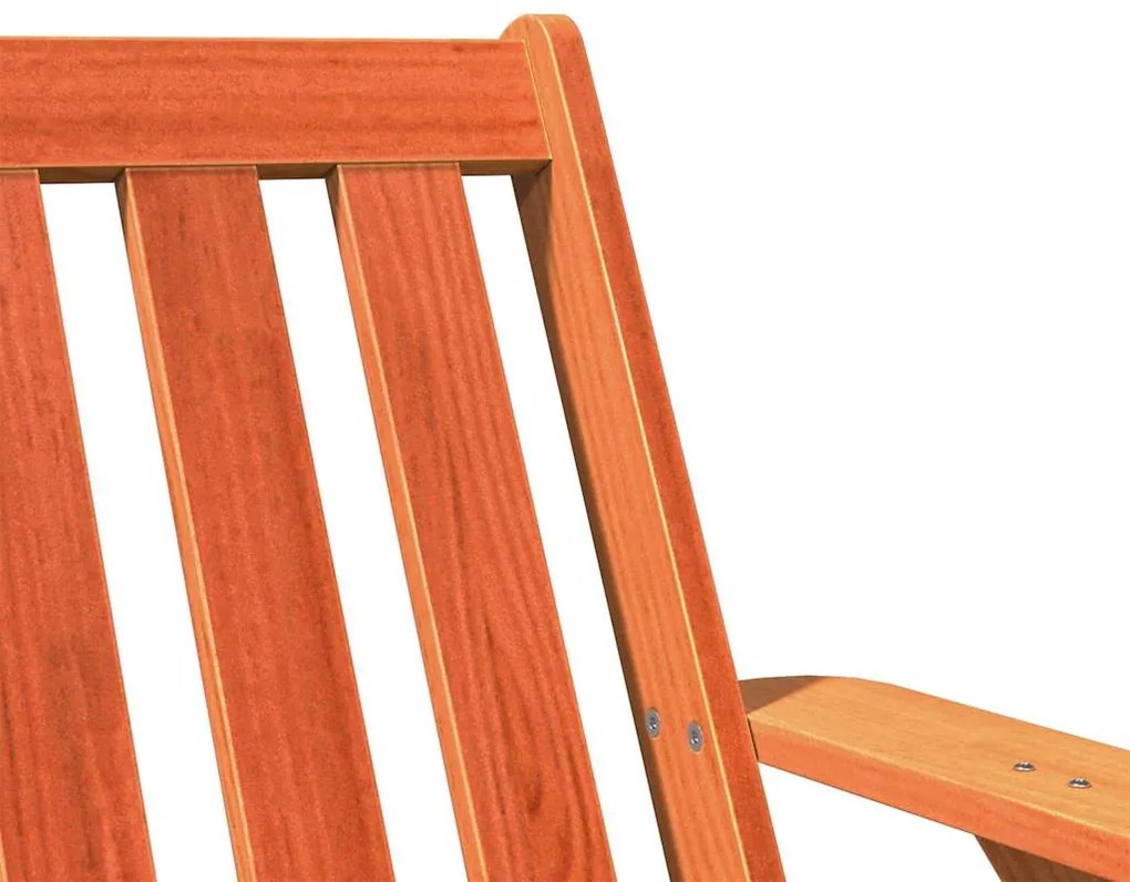 Καρέκλες Adirondack κήπου 2 τεμάχια κερί καφέ 75x77x77 cm - Καφέ